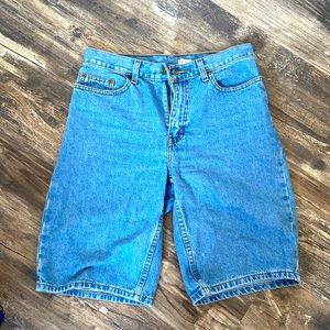 Thrifted jean shorts